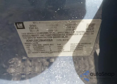 2011 Chevrolet Equinox 1Lt from USA, damaged, VIN 2CNFLEEC2B6459358